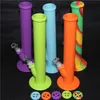 Hookahs atacado de sil￭cio de ￡gua de vidro Bong Dhl Silicone Water Tubs Bongs