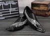 Bling Bling Handmade Shoes Men Fashion Slip-On Pointed Toe Party Shoes New Genuine Leather Glitter Dress Shoes