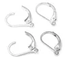 10pcs lot 925 Sterling Silver Earring Clasps Hooks Finding Components For DIY Craft Fashion Jewelry Gift 16mm W230268i