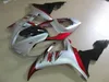 Motorcykel Fairing Kit för Yamaha YZF R1 2002 2003 Silver Black Red Fairings Set YZF R1 02 03 OT11