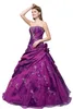 2017 New Cheap Purple Quinceanera Dresses For 15 Party Sweet 16 Formal Long Prom Party Gowns Stock Size 2-16 QC214