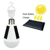 Nowy Przenośny Lampa Słoneczna Lampa LED Light E27 7W Panel Słoneczny Żarówka LED do Night Night Outdoor Action Emergency