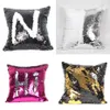 Único lado Lantejoula sereia capa de almofada Pillow Cor mágico Alterar Glitter Lance fronha Início fronha decorativa