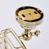 Free Shipping new designed Modern Wall Mounted Golden Brass Bathroom Accessories/ Soap basket /Bathroom Soap Dish Holder