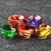 Epoxyhars Drip Tip Nieuwste Ontwerp Brede Boring 810 Mondstuk voor TFV8 Tfv8 Big Baby Tfv12 Kennedy 528 Acryl box verpakking DHL Gratis