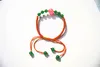 Pure manual weaving colorful transformers Green agate The pink jade round bead bracelet. -