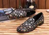 Leather Men Flats Shoes Round Toe Day Dress Leather Shoes Men Grain Leather Shallow Shoes High Quality
