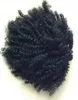 Drawstring Afro Ponytail Extensions Kinky Curly Clip In Human Hair Pony Tail Natural Hair Puff Afro Bun Hårstycke Naturfärg