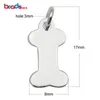 Beadsnice gros argent sterling os de chien breloques os de chien bijoux estampage blanc os de chien étiquette bijoux trouver ID 35638