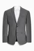 Custom Made Mature 3 Pieces Man Suit Formal Double Breasted Groomsmen Tuxedos Handsome Dark Grey Slim Fit Wedding Suits