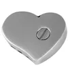 Cremation jewelry Heart Urn Keepsake Pendant Necklace Leaf Etched Stainless Steel Memory Jewelry Ashes Keepsake Urn Necklace