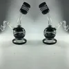 2020 Base gruesa negra Glas Bongs Tuberías de agua Grace Bubbler Percolador en línea Pipas para fumar Reciclador de mano Plataformas petroleras Bongs de vidrio Cachimbas