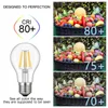 Żarówki LED A60 Filament 6W 8W E27 Bulb Global Clear Lampa E27 / E14 / B22 110 V 220V