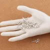 200PCs Flying Tinker Bell Fairy Charm Beads Mic Antika Silver Pendants Smycken DIY 25x13.6mm L130