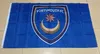England Portsmouth FC 3*5ft (90cm*150cm) Polyester EPL Flagge Banner Dekoration fliegende Hausgarten Flagge Festliche Geschenke