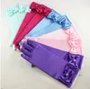 Princess Girls Gloves قفازات حريرية طويلة قفازات للأطفال