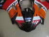 Top Selling Fairing Kit för Yamaha YZF R1 2000 2001 Orange Svart Fairings Set YZFR1 00 01 OT26