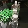 Narguilé en verre ultra-silencieux à noyau de sable double couche de haute qualité Bongs en verre en gros, narguilé en verre, accessoires de tuyaux de fumée