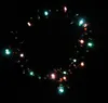 Wholesale 100PCS Led Necklace Necklaces Flashing Beaded Light Toys Christmas gift DHL Fedex Free shipping