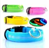 Nylon LED Pet Dog CollarNight Safety Flashing Glow In The Dark Dog LeashDogs Luminous Fluorescent Collars Pet Supplies4871799