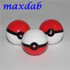 6ml pokeball shaped Food Grade Silicone Ball Container Case Jar for Dab Oil Dry herb Wax Box smoking accessories4637782