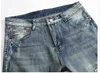 28-38 큰 사이즈 청바지 남성 Casual Ripped Jean Pants 성인 블루 레트로 스트레이트 남성 바지 Classic Club denim Jeans
