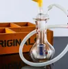 Glass Vase glass hookah, send pot accessories, glass bongs, glass water pipe, smoking, color style random delivery