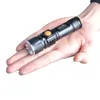 Partihandel Vattentät USB-laddare Kraftfull Lanterna Tactical Torch Flash Light Linterna Led Zoomable för jakt Gladiator Zaklamp Ficklampa