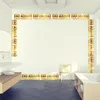 Adesivos 10pcs/conjunto de cintura geométrica Adesivo de parede de espelho 3D para o teto da sala de estar quarto acrílico decalques de parede mural