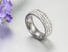 Meaeguet 여성 순도 반지 실버 도금 과장된 크리스탈 링 여성 결혼 반지 도매 R-086