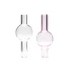 Glass Ball Carb cap dabber Universal caps porcelain dab for Hookahs domeless quartz banger nails 10mm 14mm 18mm water pipe bongs