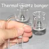 XXL Quartz Thermal Banger Hookahs 10mm 14mm 18mm feminino masculino 90 graus 100% Real Double Wall Nail