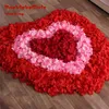 1000 sztuk / partia Fashion Atutial Poliester Kwiaty dla romantycznych dekoracji ślubnych jedwabne płatki róży patal kwiaty ślubne