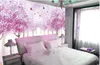 Tapeta 3D do pokoju dostosowana do ścian kwiaty Kwiaty romantyczne nostalgiczne tło ściana 3D tapeta na życie ROO7535309