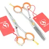 5.0inch 2017 Meisha Gratis frakt Hårskärning Sax Salong Hårförtunning Shears Frisör Saxar Set JP440C Barberverktyg, HA0143