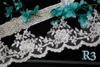 3 m langer Catherdal-Hochzeitsschleier in weißem Elfenbein, einlagiger Brautschleier mit Spitzenkante und Kamm A14