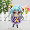 أنيمي الرقم لا لعبة لا حياة nendoroid 652 # 653 # 2 أسلوب لطيف عمل nendoroid الشكل النادرة لطيف نموذج اللعب 10 سنتيمتر T7027