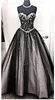 2020 Black and White Gothic Wedding Dresses Vintage Luxury Sparkly Crystal Beaded Tulle Bridal Gowns Custom Made China EN101313