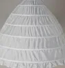 2017 New Arrival Large Petticoats White 6Hoops Ball Gown Bride UnderskirtフォーマルドレスCrinolineアンダースカートプラスサイズの結婚式ACC2786346