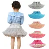 Pettiskirt med ruffle baby tutu kjol en bit detaljflicka kjol baby flicka boll klänning flickor tutu balett kjol8270810