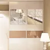 New 4PCS/SET DIY 3D Acrylic Mirror Decal Mural Wall Sticker Home Decor Removable Mirror sticker autocolante espelho Hot Sale