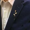 Unisex Gül Çiçek Broş Pin Erkekler Suit Aksesuarları erkek Takım Elbise için Klasik Yaka Iğneler Düğün Parti Uzun Pin Sürü 12 Adet