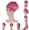 Mode velours tête wrap femme velours Turban bandeau inde casquettes tête enveloppes Hijab tête écharpe S694