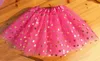 Neue verkauf gold polka dot kind mädchen tutus rock tanz kleider weiche ballett rock kinder pettiskirt kleidung