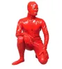 pvc catsuit vermelho