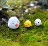 20st Mini Chick Bonsai Figurer Fairy Garden Miniatures For Terrariums Ornament Dollhouse harts Hantverk Ekologisk flaskdekor4436778