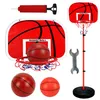 Hot Barn Basketboll Stand 150cm Barn utomhus Justerbar Basketball Sport Set Kit Gratis frakt