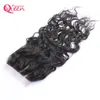Brazilian Water Wave Human Hair Closure Brazilian Virgin Hair Bleached Knots Lace Closure 4x4 Hair Closure Can be dyed Free Shipping