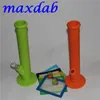 silicone water pipe bong with glass accessories 1411 5cm silicone mat and 2pcs 5ml silicone container for free