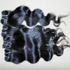 20pcslot Bulk Halve Kilo verwerkt Peruaanse Body Wave Menselijk Haar Weeft hele Vendors6853848